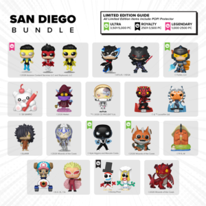 SDCC 2026 Funko Pop exclusives featuring limited edition convention collectibles